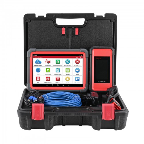 Launch X431 Pro5 Full System Scanner with X-PROG3 Key Programmer & i-TPMS TPMS Tool (or MCU3 Adapter for Benz All Keys Lost and ECU TCU Reading)