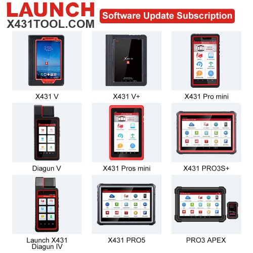 Two Years Online Update Service for Launch X431 Diagun IV, Diagun V, X431 V, X431 V+, X431 Pro mini, X431 Pros mini, X431 PRO3S+, X431 PRO5, PRO3 APEX