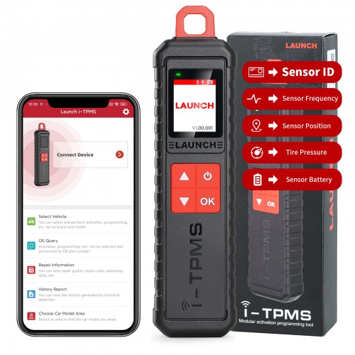 [US Ship] 2024 Launch X431 i-TPMS Tire Pressure Detector Upgraded of TSGUN Work with X431 V, V+, PRO3S+, Pro3, Pro5, PAD V, PAD VII, ect
