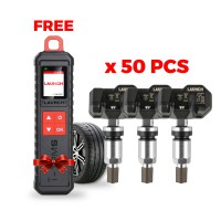 50pcs Launch LTR-03 RF Sensor 315MHz & 433MHz 2 in 1 Universal Programmable TPMS Sensor (Metal or Rubber Valves) with FREE Launch X431 i-TPMS Tool