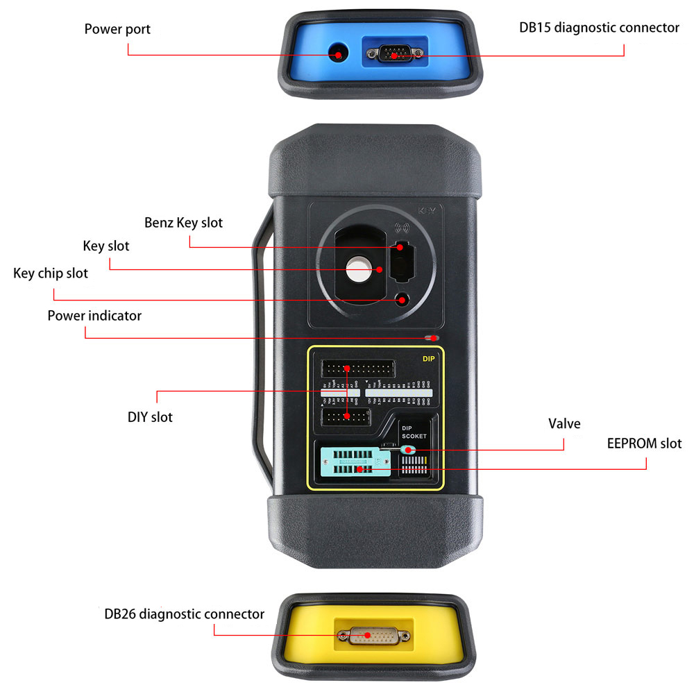 Launch X431 PRO5 PRO 5 Scanner With Smart Box 3.0 And X431 XPROG3 and TSGUN  TPMS diagnostic tool