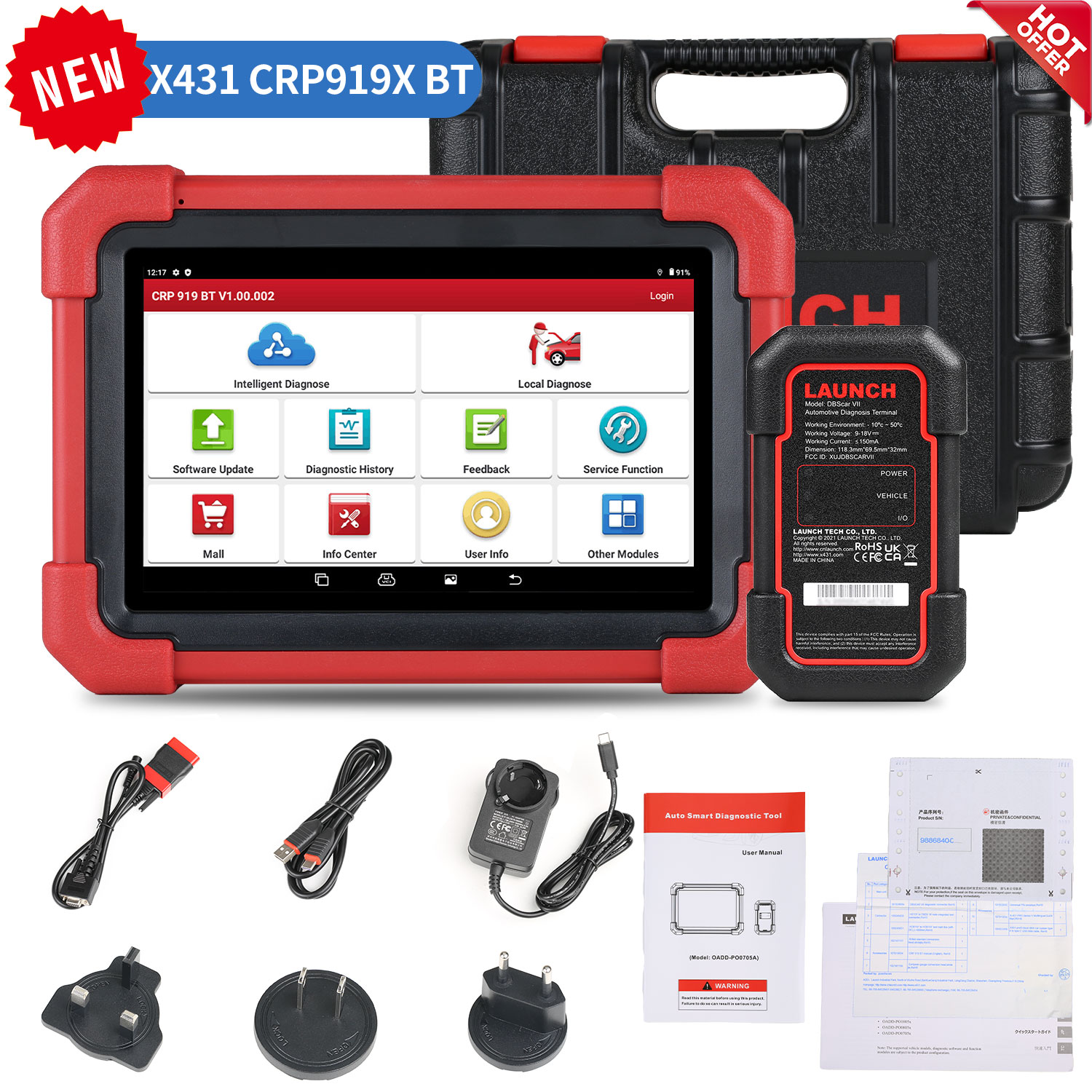 Launch X431 CRP919X : New Diagnostic Tool with Powerful Features