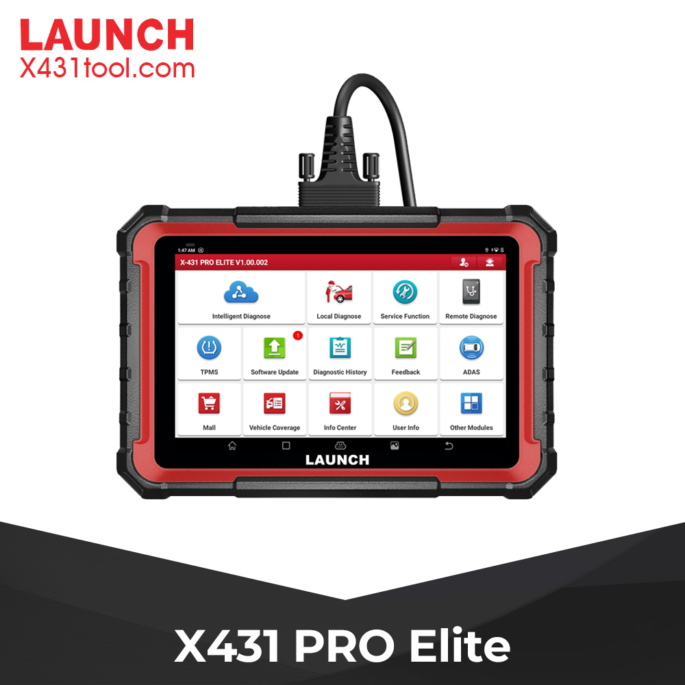 Launch X431 PRO Elite OBD2 Scanner Bidirectional Scan Tool with CANFD DOIP, ECU Coding,Full System,32+ Resets,Key Program,VAG Guide Global Version